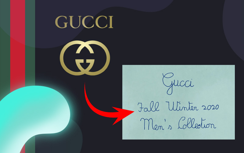 Новый логотип Gucci