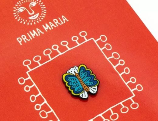 Characters of Maria Pryimachenko on Design Pins.