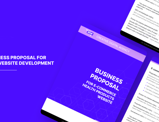 Business Proposal for E-Commerce Cover