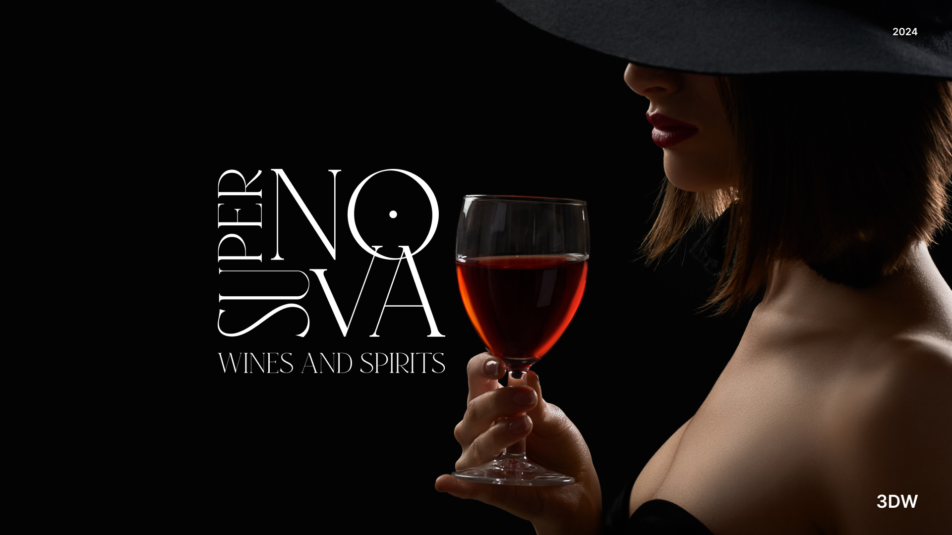 cover to the mock up presentation of the logo development case for wine retailer