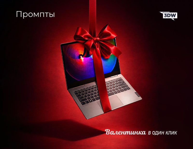 Промпты Валентинка в один клик